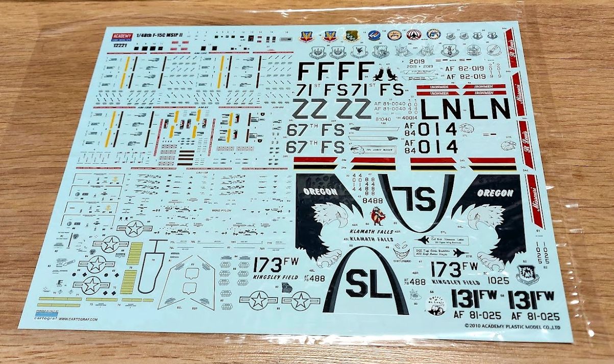 Academy F-15C Eagle MSIP II Limited 1/48
