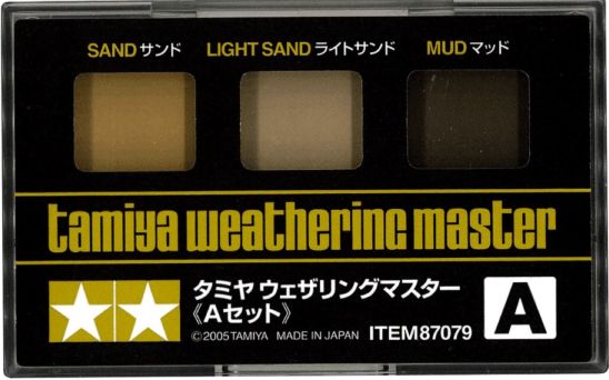 Tamiya Weathering Master A Set / Patinátor - bláto, prach, písek