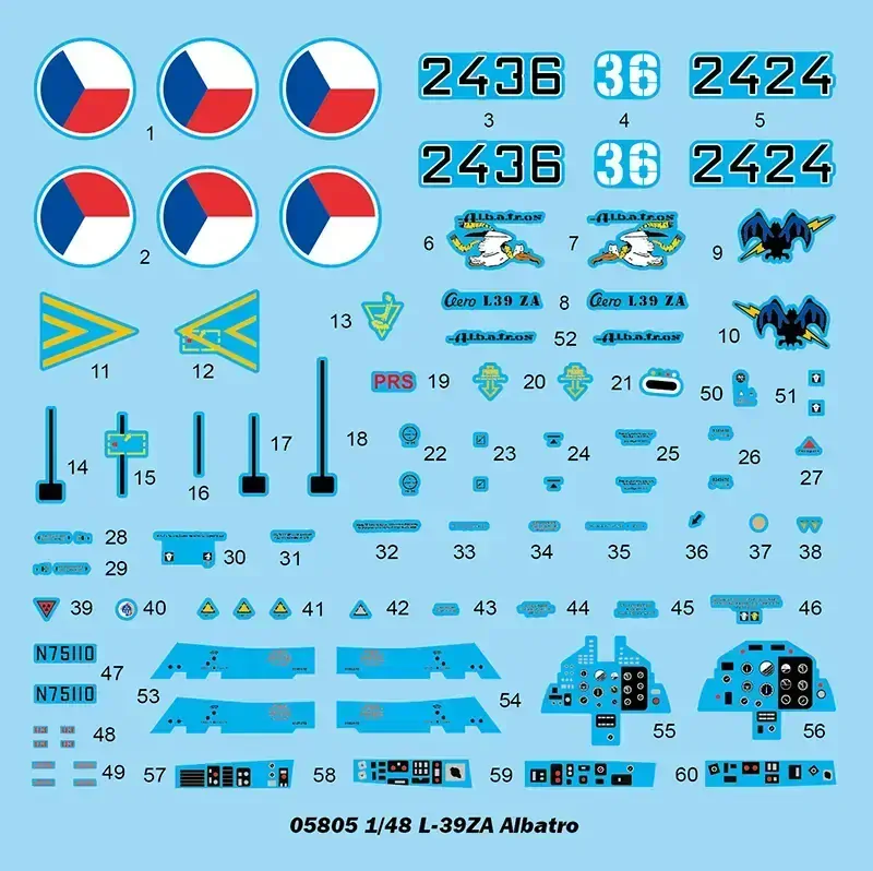 Trumpeter Aero L-39ZA Albatros (ČR) 1/48