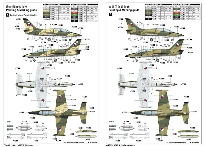 Trumpeter Aero L-39ZA Albatros (ČR) 1/48