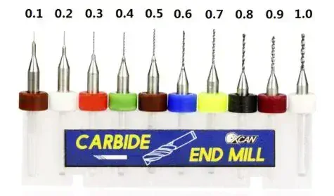 Set jemných vrtáků - 10 v 1 (0,1 - 1mm)