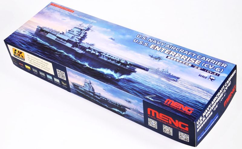 MENG U.S. Navy aircraft carrier Enterprise (CV-6) 1/700