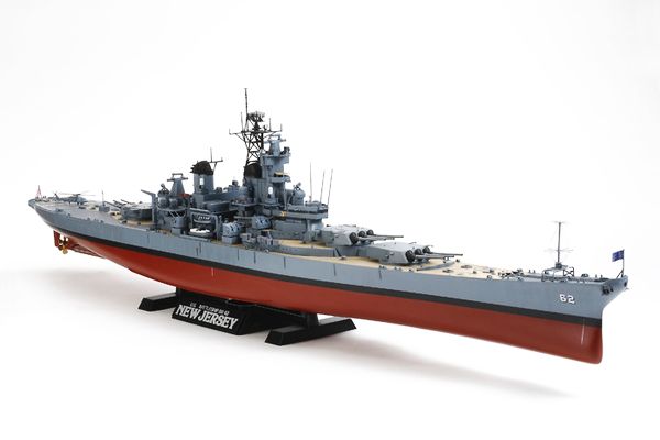 Tamiya U.S. Battleship BB-62 New Jersey (w/Detail Up Parts) 1/350