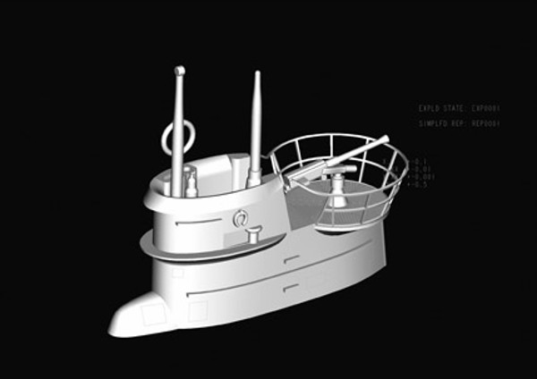 Hobby Boss DKM Navy Type VII-C U-Boat 1/350