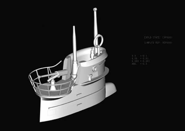 Hobby Boss DKM Navy Type VII-C U-Boat 1/350