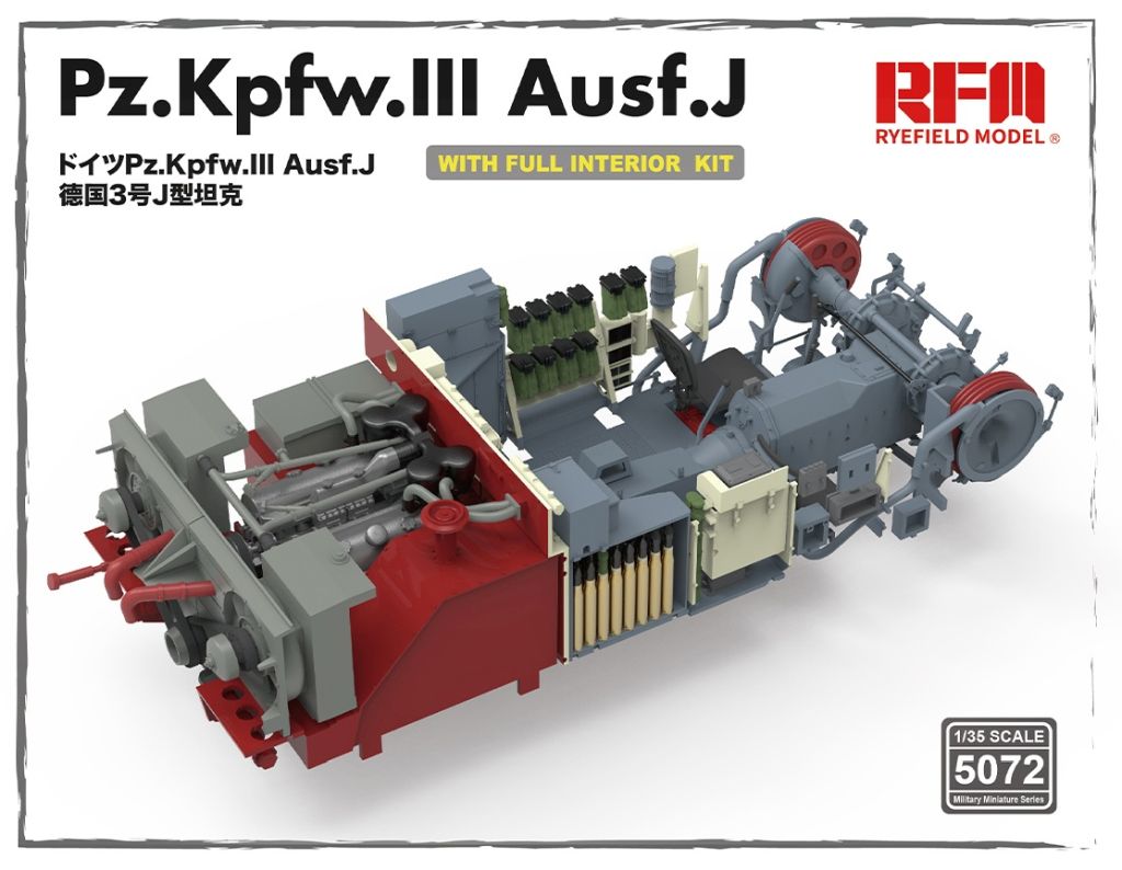 RFM Pz.Kpfw.III Ausf.J with full interior kit 1/35