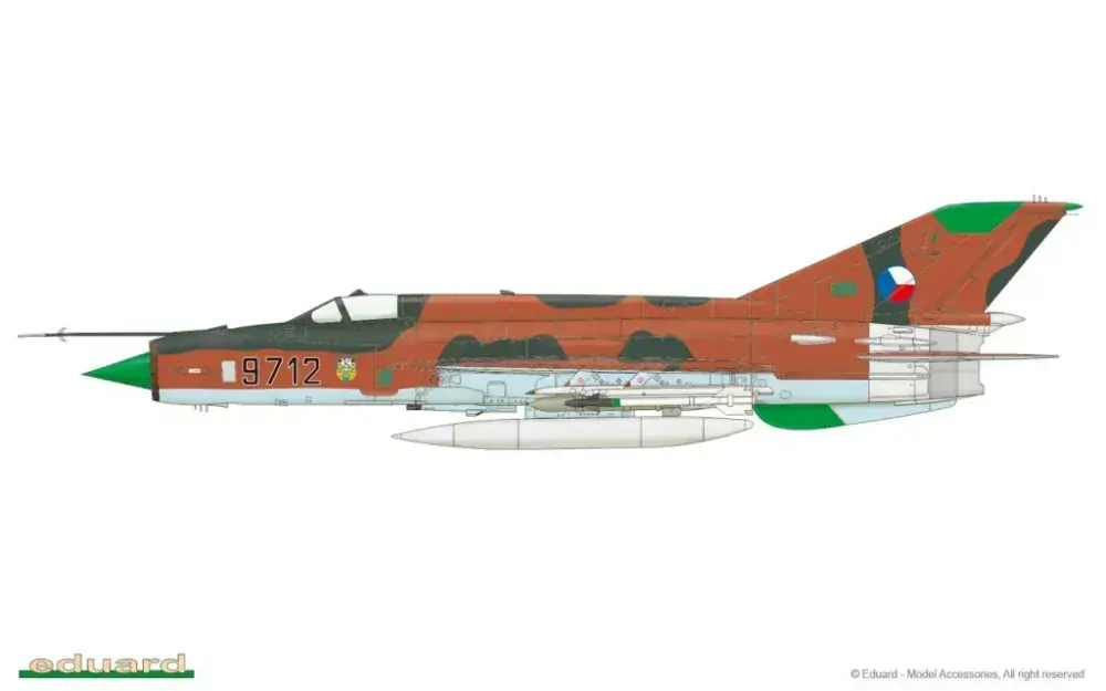 Eduard MiG-21MF ProfiPACK 1/48 (ČR,SK)