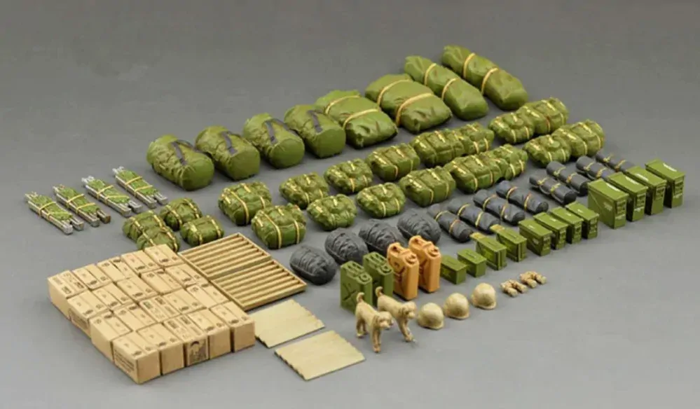 Tamiya Modern US Military Equipment (batohy, kanystry, munice atd.) 1/35