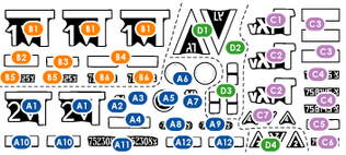 Star-Decals Israeli AFVs # 1. M548 ammunition carrier - decal set 1/35