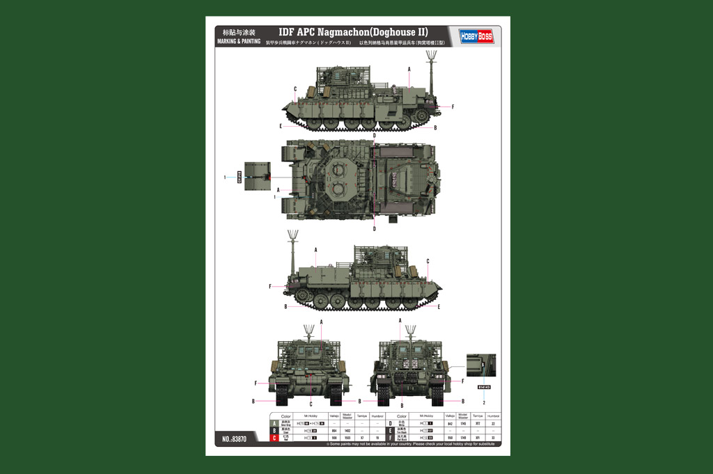Hobby Boss IDF APC Nagmachon (Doghouse II) 1/35
