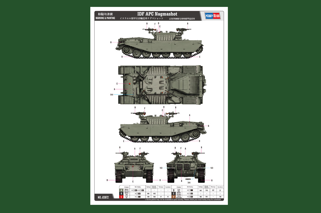 Hobby Boss IDF APC Nagmashot 1/35