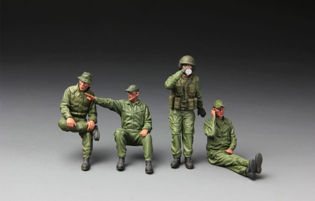 MENG IDF Tank Crew (4 figurky) 1/35