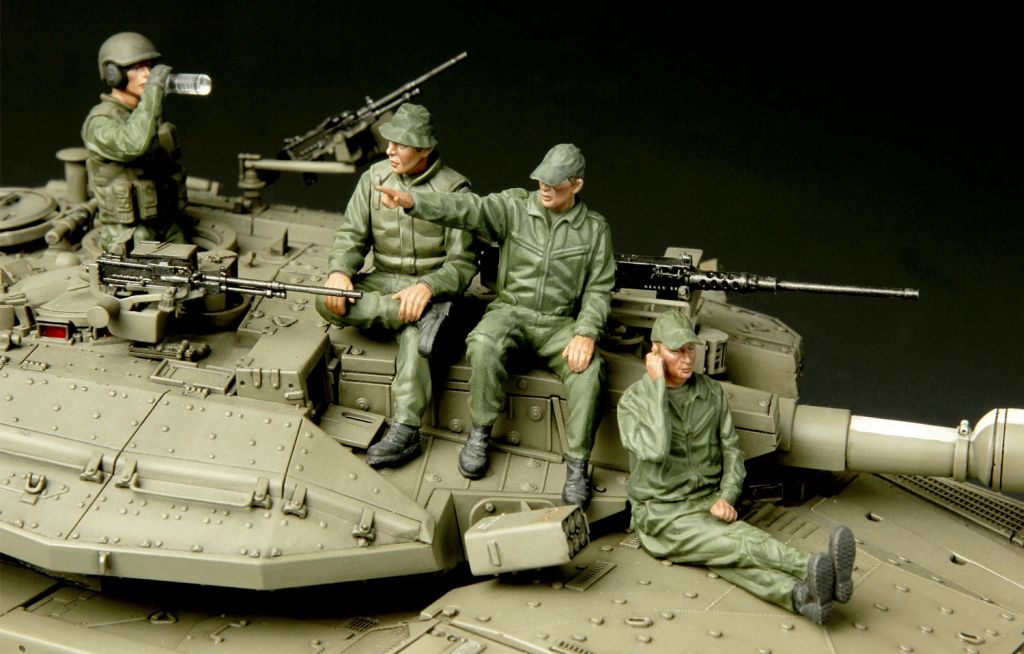 MENG IDF Tank Crew (4 figurky) 1/35