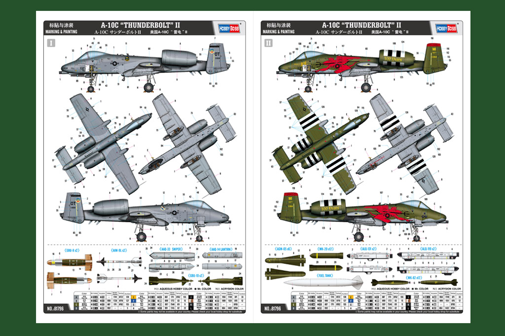 Hobby Boss A-10C “THUNDERBOLT” II 1/48