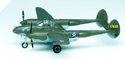 Academy P-38F Lightning "Glacier Girl" 1/48