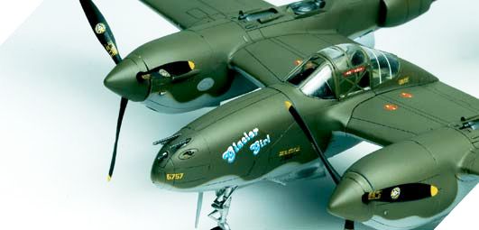 Academy P-38F Lightning "Glacier Girl" 1/48
