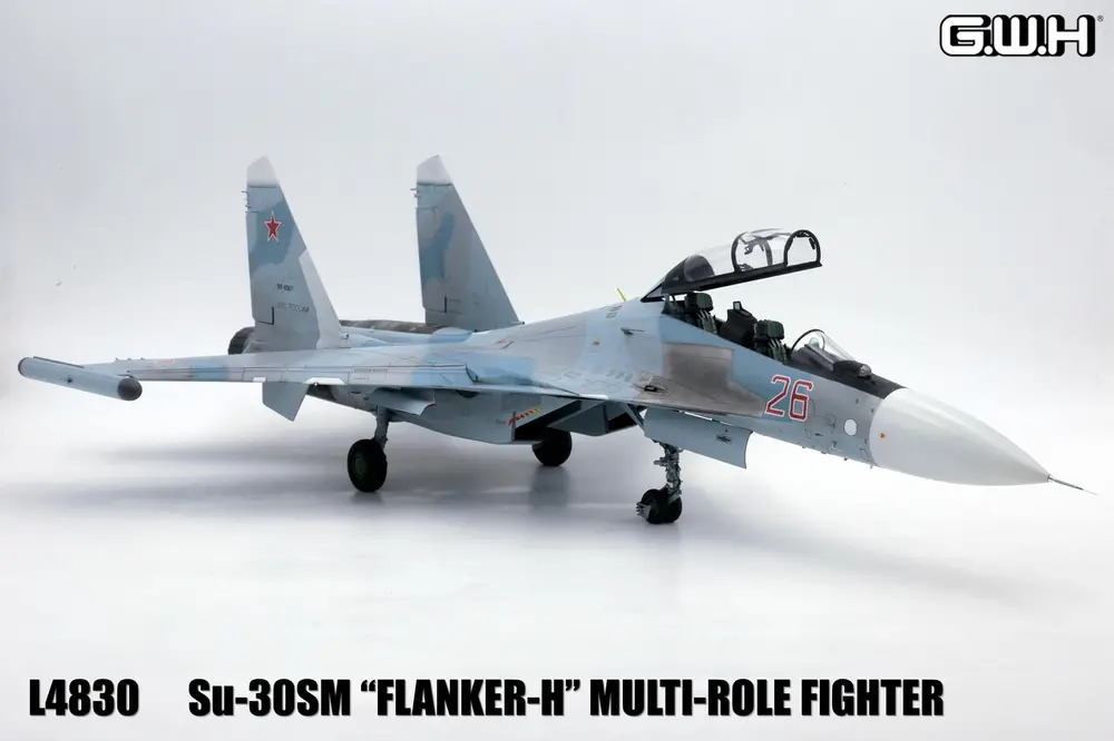 G.W.H Su-30SM Flanker H Multirole Fighter 1/48