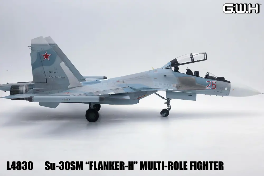 G.W.H Su-30SM Flanker H Multirole Fighter 1/48