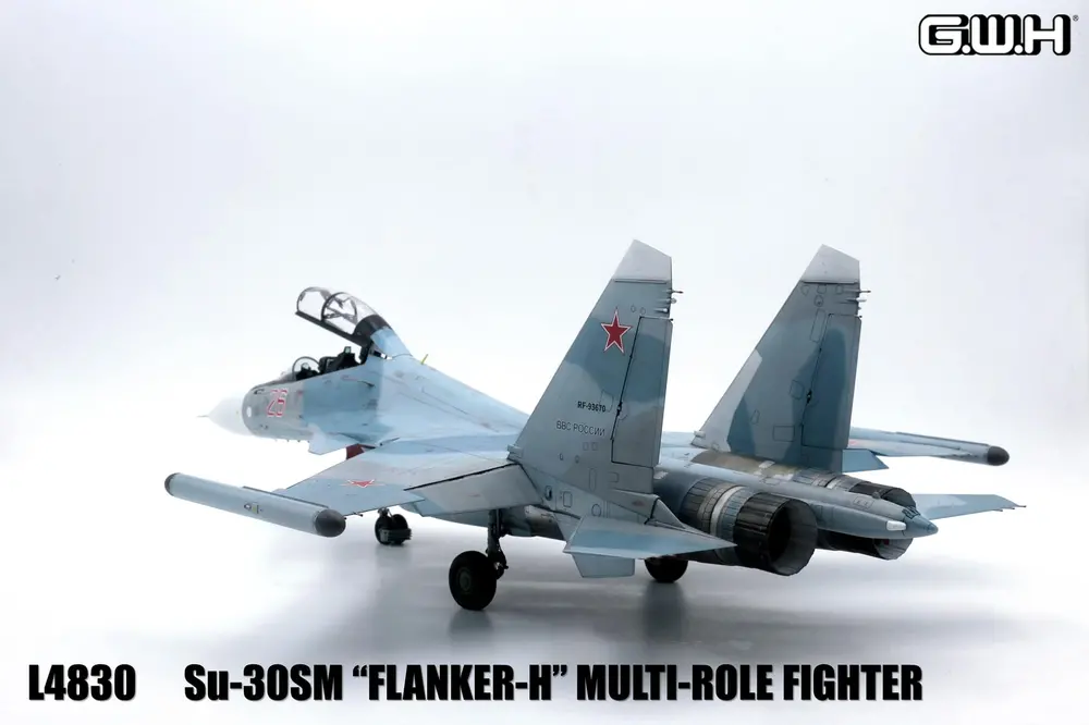 G.W.H Su-30SM Flanker H Multirole Fighter 1/48