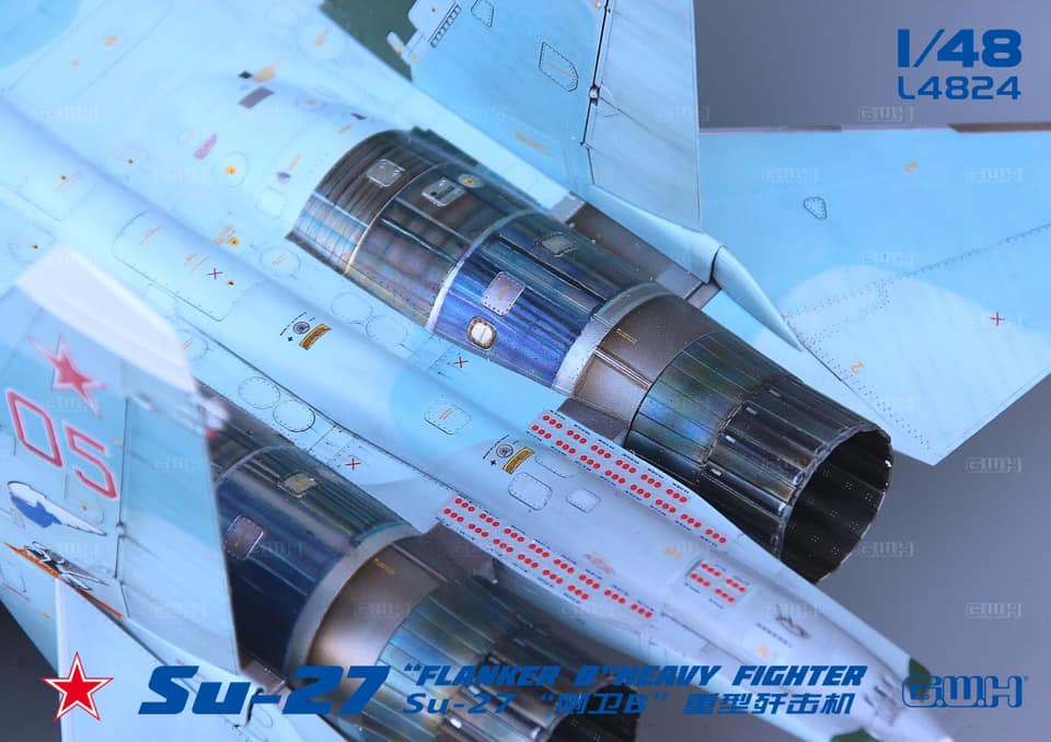 G.W.H Su-27 "Flanker B" Heavy Fighter 1/48