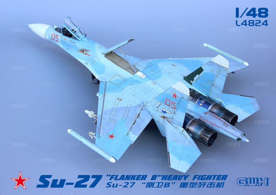 G.W.H Su-27 "Flanker B" Heavy Fighter 1/48