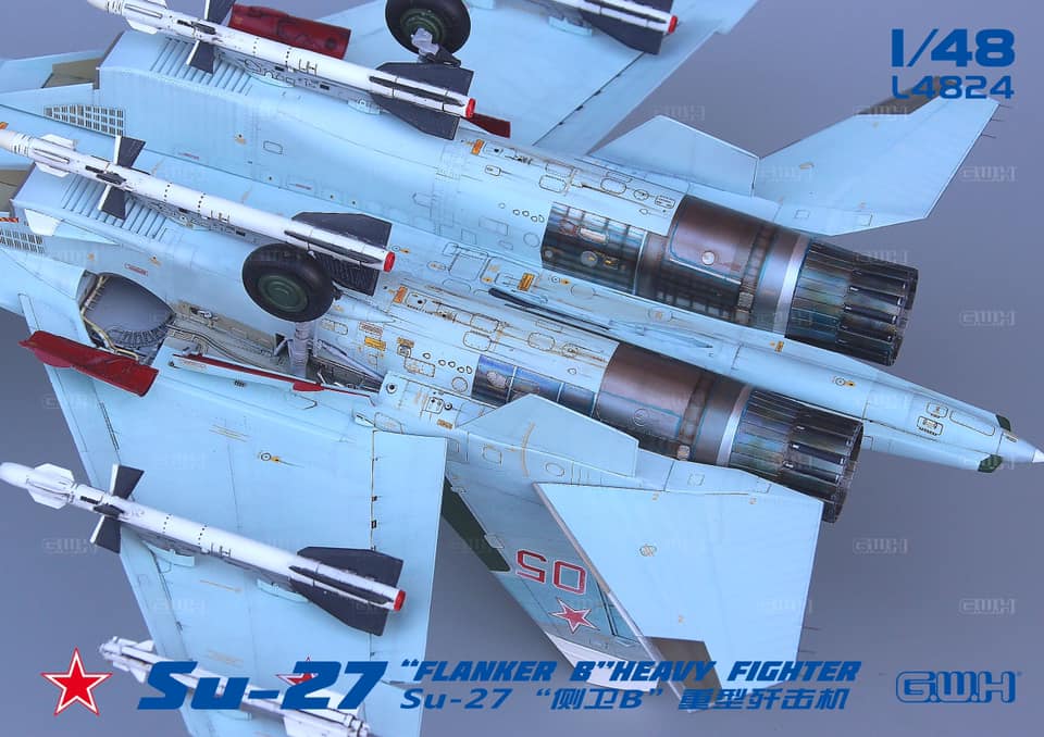 G.W.H Su-27 "Flanker B" Heavy Fighter 1/48