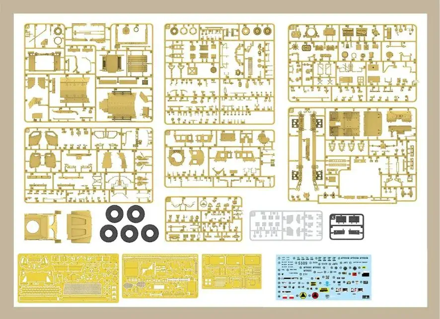 RFM U.S Mrap All Terrain Vehicle M1240a1 M-Atv With Full Interior 1/35