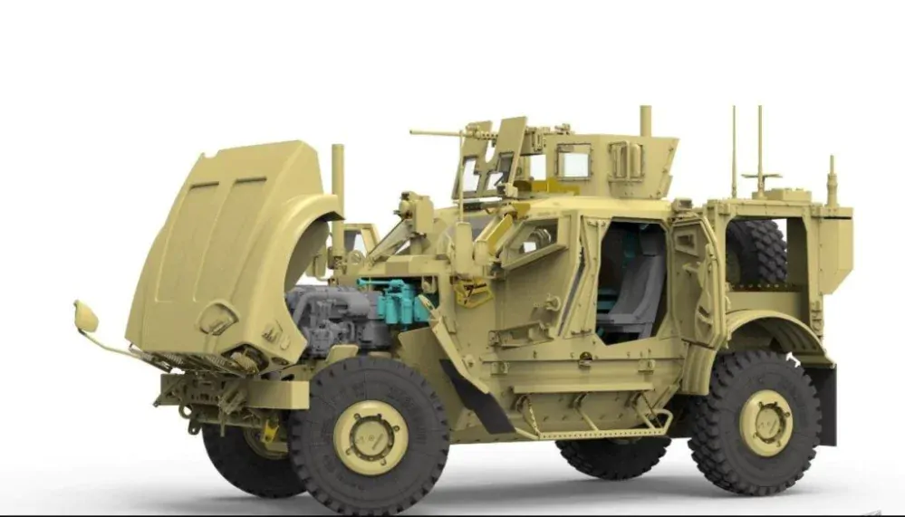 RFM U.S Mrap All Terrain Vehicle M1240a1 M-Atv With Full Interior 1/35