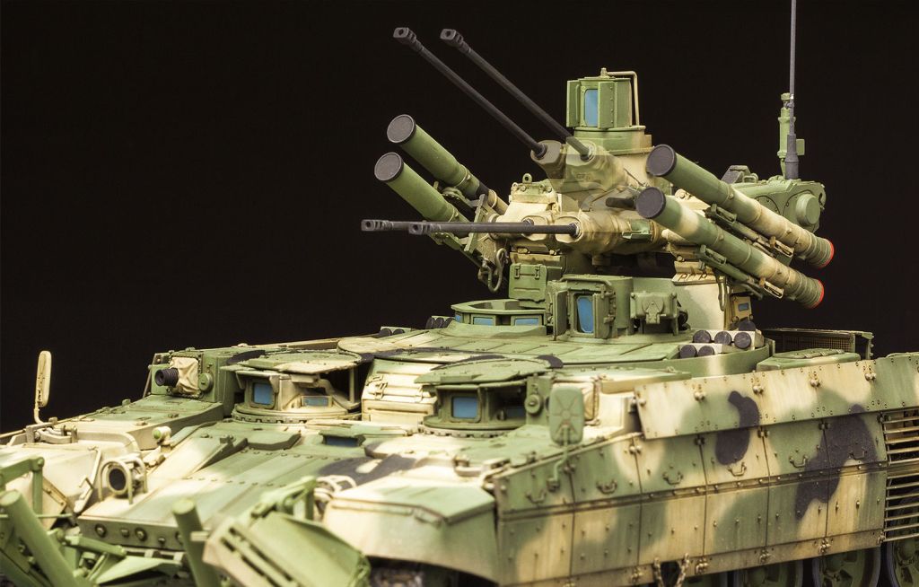 MENG Russian "Terminator" Fire Support Combat Vehicle BMPT w/KMT-8 1/35