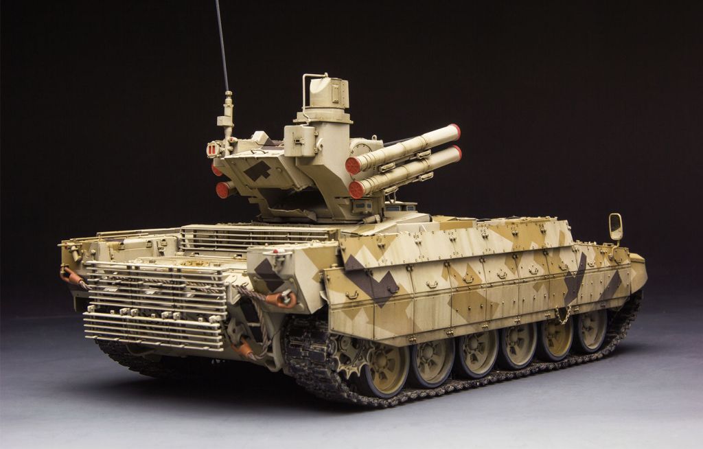 MENG Russian "Terminator" Fire Support Combat Vehicle BMPT w/KMT-8 1/35