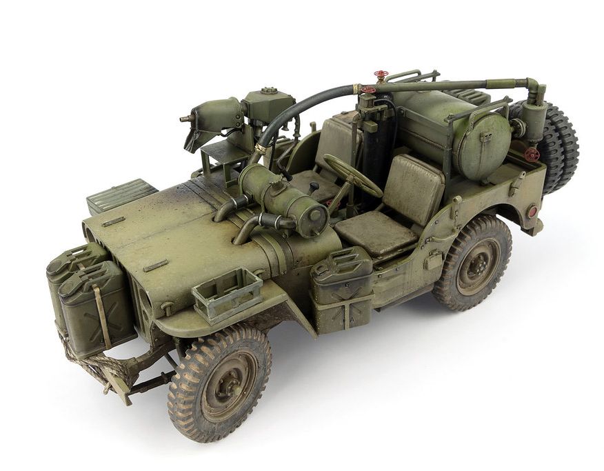MENG WASP Flamethrower Jeep Willys 1/35