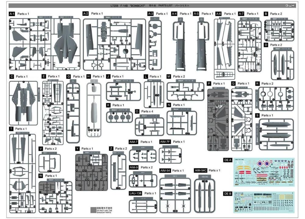 G.W.H F-14B Bombcat (Tomcat) 1/72