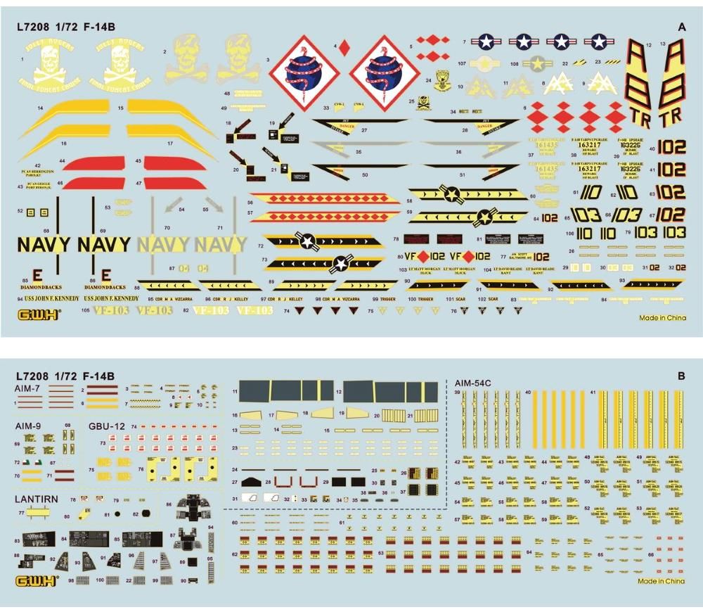 G.W.H F-14B Bombcat (Tomcat) 1/72