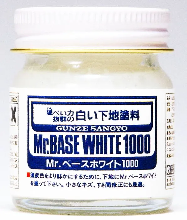 Mr.Base White 1000 Surfacer (primer) / Základ bílý 40ml