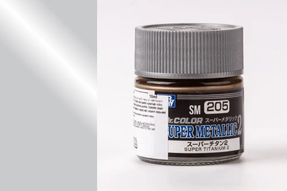 Mr. Color SM205 Super Metallic Colors II - Super Titanium II / Titan II