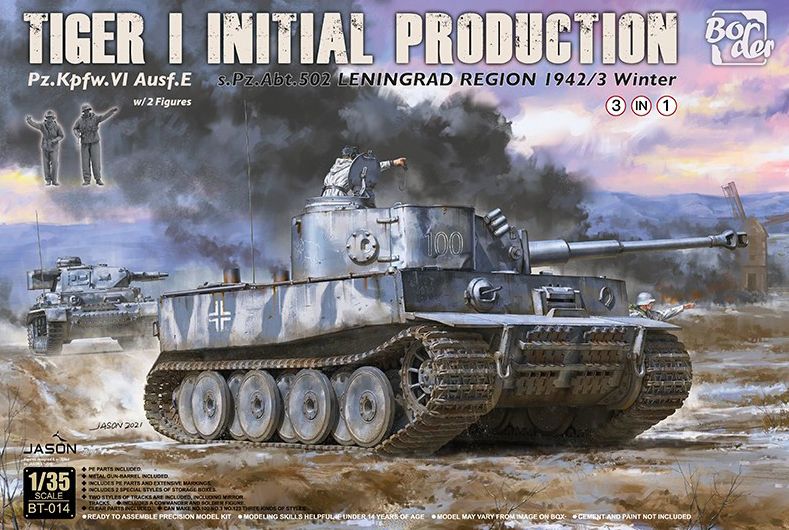 Border Model Tiger I Initial Production 3in1 (Leningrad region 1942/3) 1/35