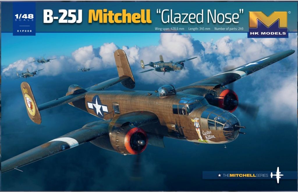 HK Models B-25J Mitchell Glazed Nose 1/48