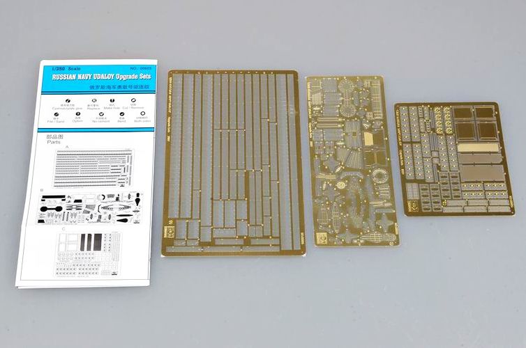 Trumpeter Russian Navy Udaloy Photo Etched Parts set - detail set 1/350