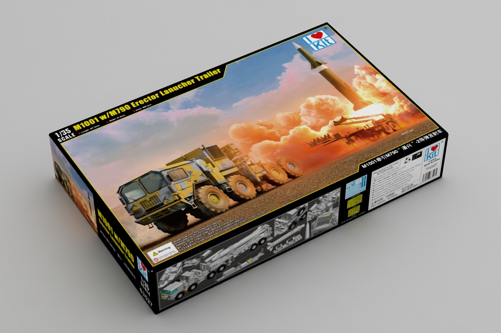 I Love Kit M1001 W/M790 Erector Lanucher Trailer 1/35