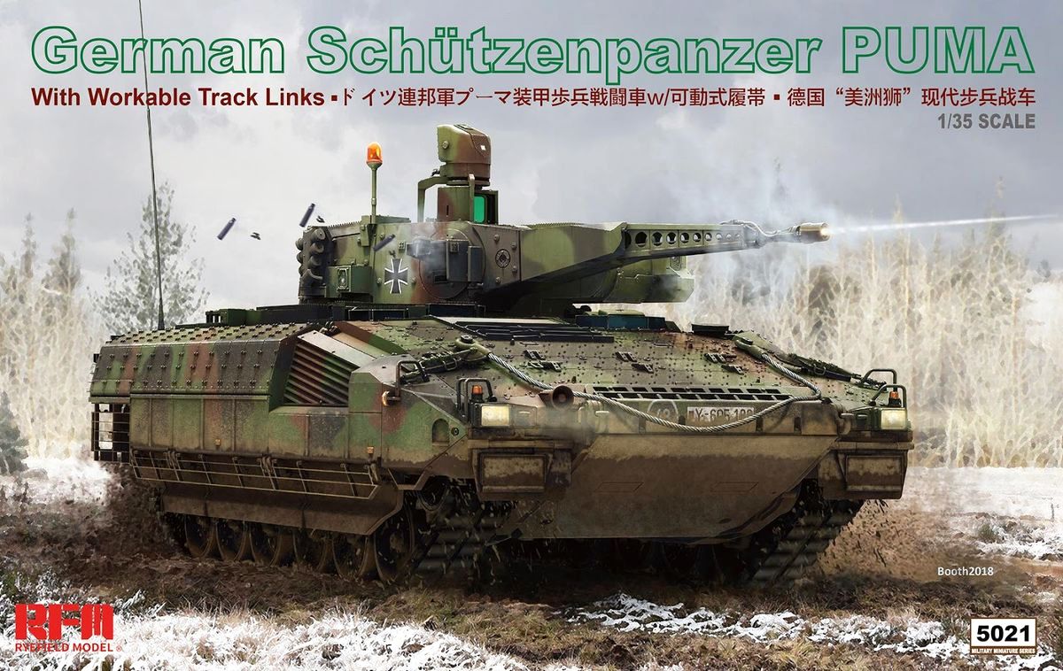 RFM German Schützenpanzer PUMA with workable Track links 1/35