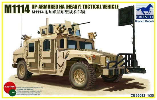 Bronco M1114 Up-Armored HA Tactical Vehicle 1/35
