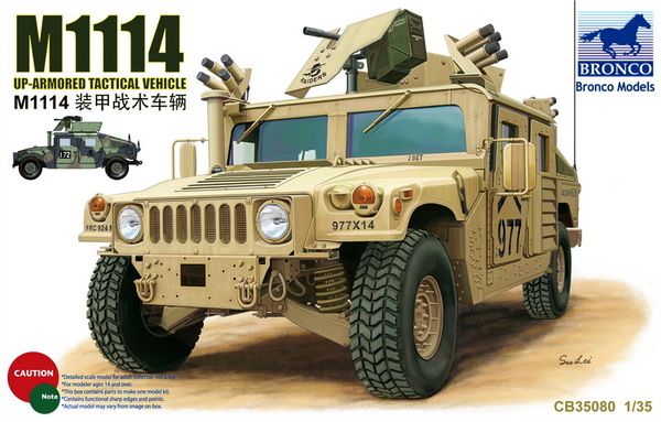 Bronco M1114 Up-Armored Tactical Vehicle 1/35