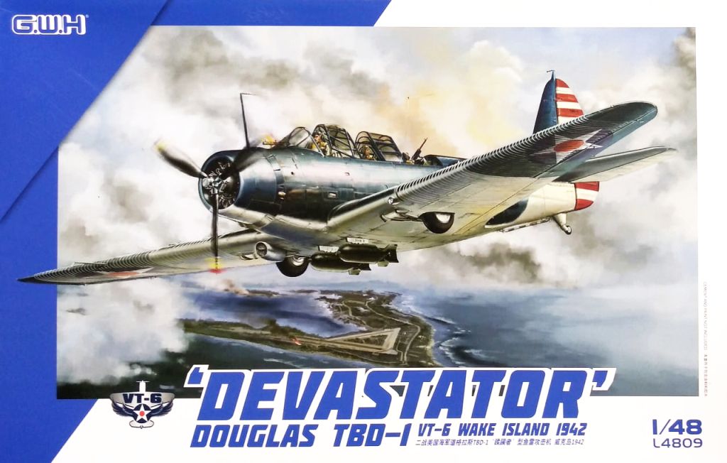 G.W.H DOUGLAS TBD-1 DEVASTATOR VT6 WAKE ISLAND 1/48