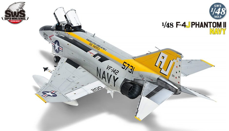 Zoukei-Mura F-4J Phantom II NAVY 1/48