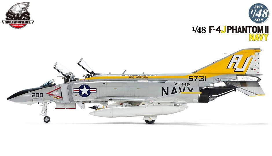 Zoukei-Mura F-4J Phantom II NAVY 1/48