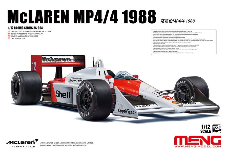MENG McLaren MP4/4 1988 1/12