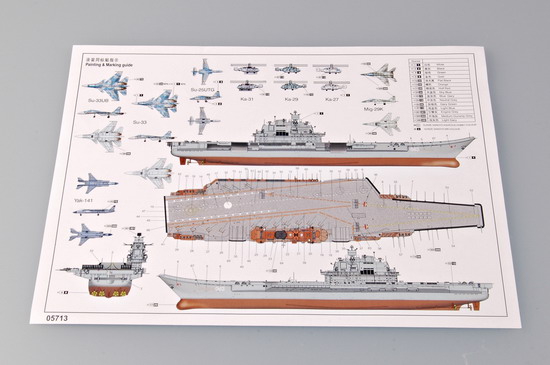 Trumpeter USSR Admiral Kuznetsov 1/700