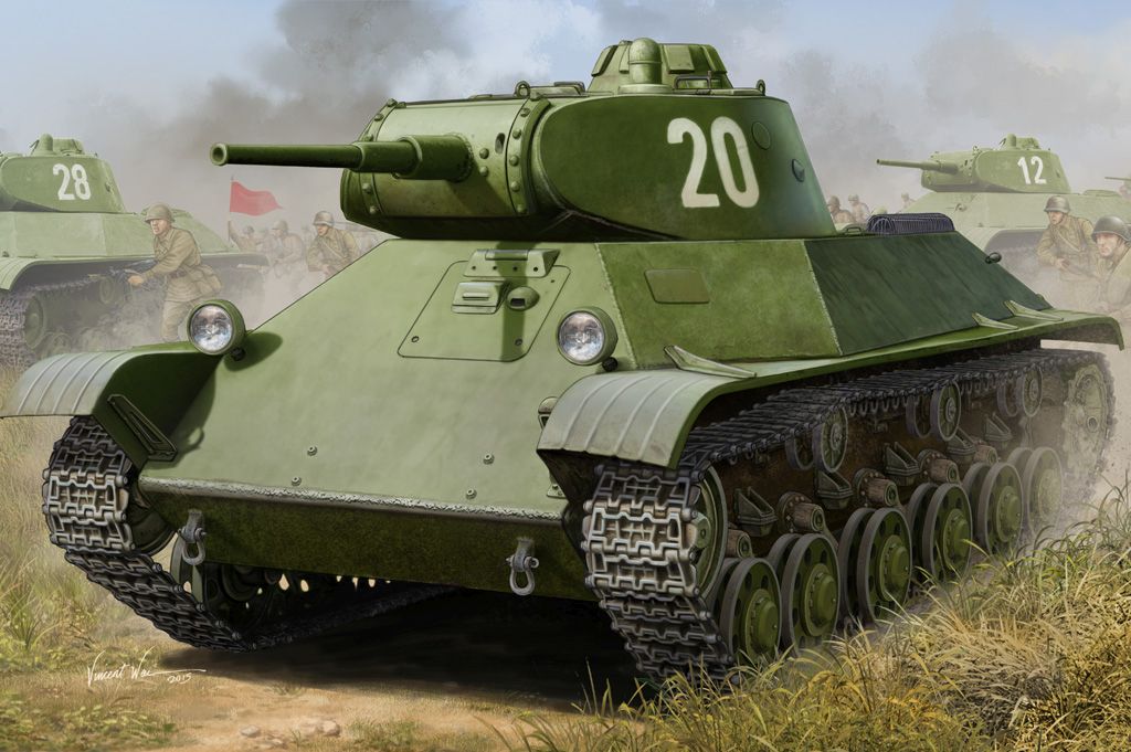 Hobby Boss Russian T-50 Infantry Tank 1/35