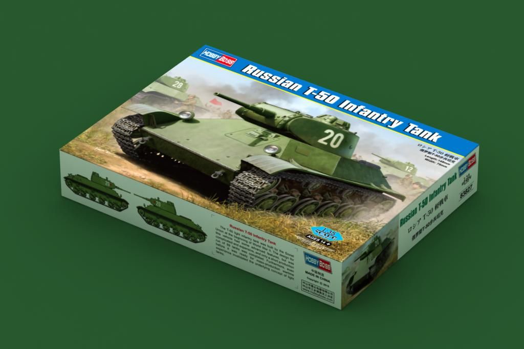 Hobby Boss Russian T-50 Infantry Tank 1/35