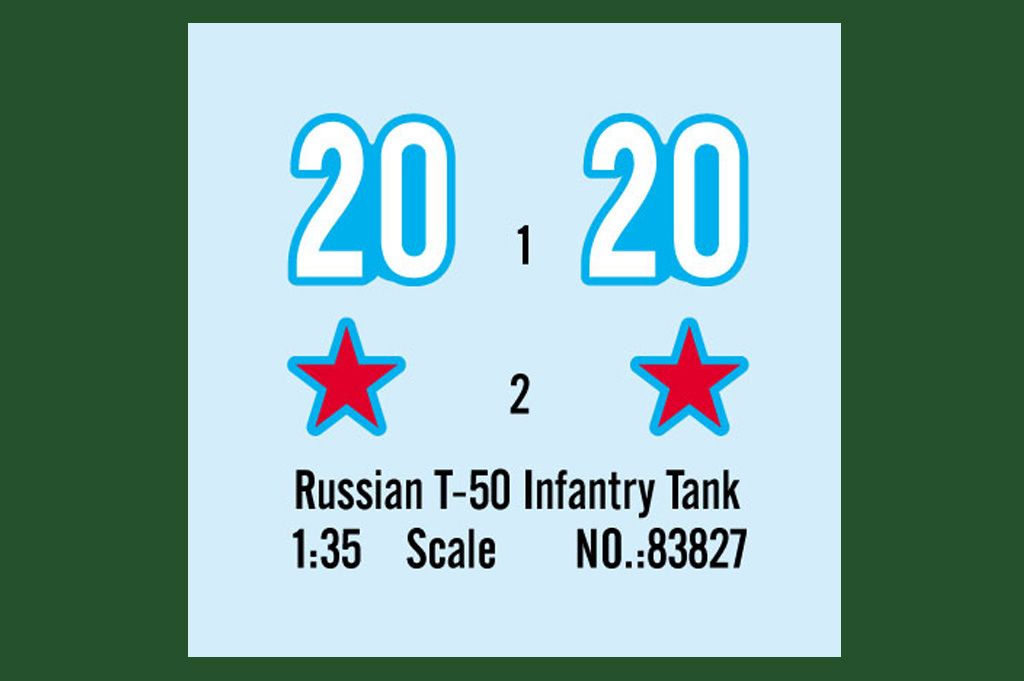 Hobby Boss Russian T-50 Infantry Tank 1/35
